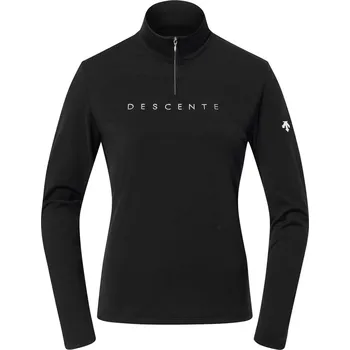 Descente Women's Chest Logo T-Neck - BK00 XS