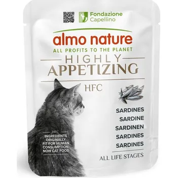 Krmivo pro kočku Almo Nature HFC Highly Appetizing - Sardinky 50g