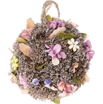 Vánoční dekorace Casa de Engel Závěsná koule s květinami 8/216