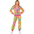 Karnevalový kostým Widmann Unisex Hippie květinová neonová párty souprava