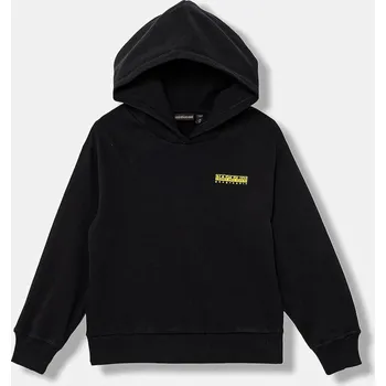 Chlapecká mikina Dětská mikina Napapijri B-ADIGE NP0A88ZXF0X1.98.128 černá 99X, vel. 110-116