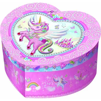 Šperkovnice Alltoys 130NUC srdíčko/jednorožci