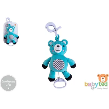 plyšák babyted Medvídek plyš - 30 cm - závěs na postýlku / kočárek - natahovací strojek