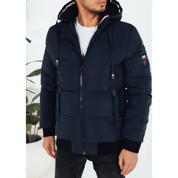 Pánský zimní kabát Dstreet Pánská bunda TX0000 Barva: Tmavě Modrá, Velikost: S