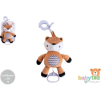 plyšák babyted Srneček plyš - 30 cm - natahovací hrací strojek - závěs na postýlku / kočárek