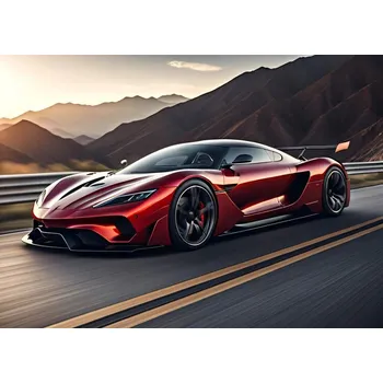 Plakát Plakát, Obraz - Red sportcar