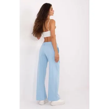 Světle modré tepláky se šňůrkou