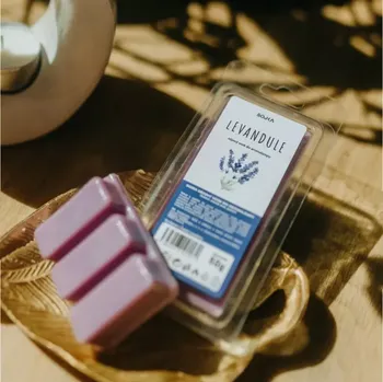 vonný vosk Sojový vosk do aromalampy - kostky, 50 g - levandule