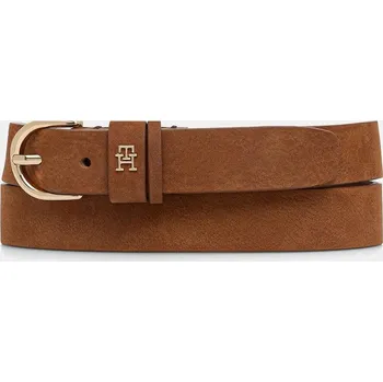 Opasek Kožený pásek Tommy Hilfiger AW0AW17762 hnědá 88X, vel. 90