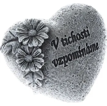 Casa de Engel "Polyresinové srdce "V tichosti vzpomínáme" 8/128"