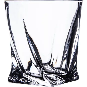 Sklenice Crystalite Bohemia Quadro whisky sklenice 340ml