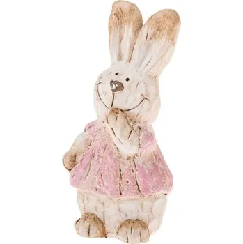 Casa de Engel Keramický zajíc s růžovým svetrem