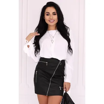 Dámská sukně Dámská sukně se zipy Pearliema Barva: Černá, Velikost: XL