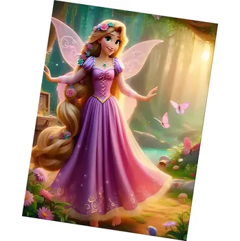 Koberec Disney Dětský kusový koberec 120x160 cm - Na vlásku/Locika