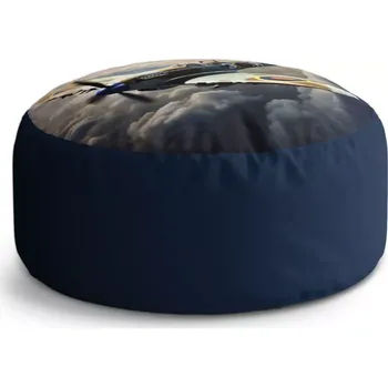 Taburet Sablio Taburet Circle Stíhačka Spitfire: 38x48 cm