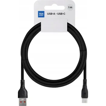 Datový kabel Kabel Blue Star USB - USB-C 1 m černý