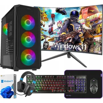 Stolní počítač POČÍTAČ RYZEN 5 RTX 5060 32GB SSD 1TB WINDOWS 11 + MONITOR 27"