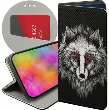 Pouzdro na mobilní telefon Pouzdro s klopou Hello Case pro Samsung Galaxy A14 5G, bílé