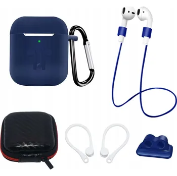 Pouzdro na mobilní telefon Sada pouzdro pro AirPods 2 1, úchyt na ucho, pásek, držák na řemínek hodinek