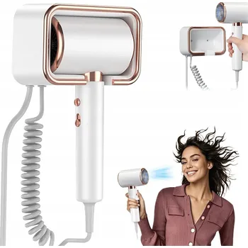 Péče o vlasy Fén na vlasy hotelový nástěnný S IONIZACÍ Ionizace