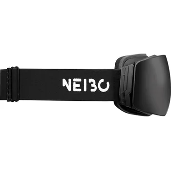 NEIBO ASTRO - Black/Black Chci pásek navíc: Lyžařské brýle (včetně boxu) + náhradní sklo (S1 - rozjasňovací)