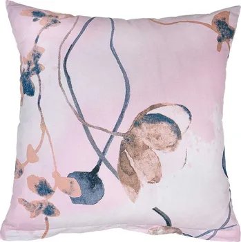 DADKA VRACOV Povlak na polštář bavlna Bloom elegance pudrová Rozměr: 40x40