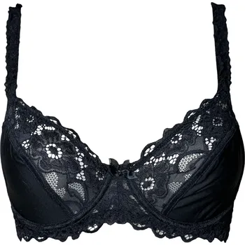 Podprsenka Dámská krajková podprsenka černá 8018 Velikost: 100B
