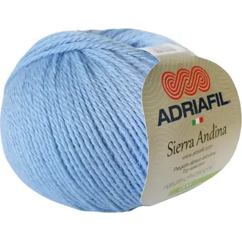 Příze Adriafil Sierra Andina 47 Nebeská (Alpaková příze Sierra Andina cielo)