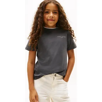 Dívčí tričko Dětské bavlněné tričko Tommy Hilfiger KS0KS00661.92.122.9BYA černá 99X, vel. 92