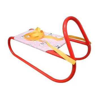 Sáně Dětské sáně kovové - červené AKCE