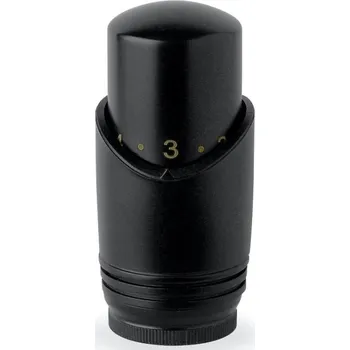 Hlavice pro radiátor Termostatická hlavice 7-28°C, M30x1,5, senzor kapaliny, černá mat CONCEPT