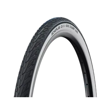 Plášť na kolo Plášť Schwalbe Road Cruiser 26x1.75, 47-559 KevlarGuard bílý bok neskládací