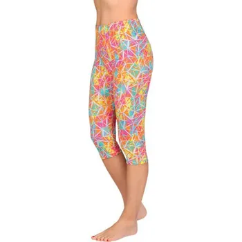 Dámské legíny EVONA a.s. Dámské 3/4 vzorované legíny NEBRASKA 831 Velikost: S