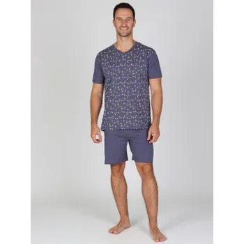 Pánské pyžamo EVONA a.s. Pánské krátké pyžamo P TAJ Velikost: XXL