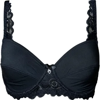 Podprsenka Dámská krajková podprsenka černá 8011 Velikost: 100B