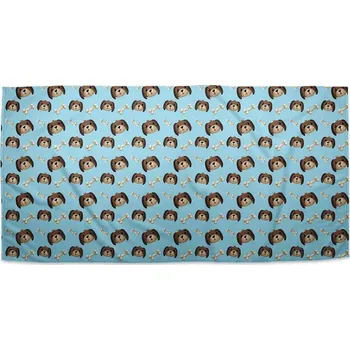 Osuška Sablio Ručník Pejsek s kostí - 30x50 cm