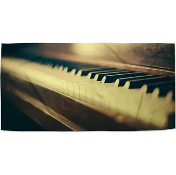 Osuška Sablio Ručník Klávesy klavíru - 50x100 cm