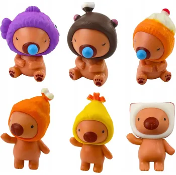 Figurka Figurka Překvapení Kapybara Miminko Hračka Sběratelská Série Blind Box Mix