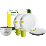 Jídelní sada z melaminu Space, 8 dílů Brunner