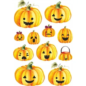 Tetování Dočasné omyvatelné tetování dýně na Halloween A4