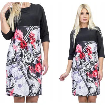 Dámské šaty Genesy šaty pro běžné nošení, klasické midi, velikost 46