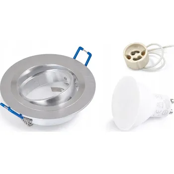 Stropní zapuštěné svítidlo Koloreno 3 W GU10 stříbrné