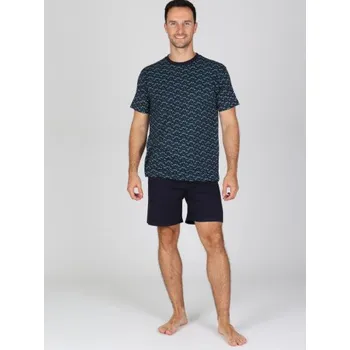 Pánské pyžamo EVONA a.s. Pánské krátké pyžamo P RAVI Velikost: XL
