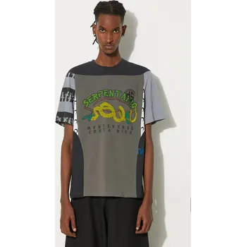 Pánské tričko Tričko Marine Serre Regenerated Graphic T-Shirts Regular Fit T-Shirt, L, šedá, 90X