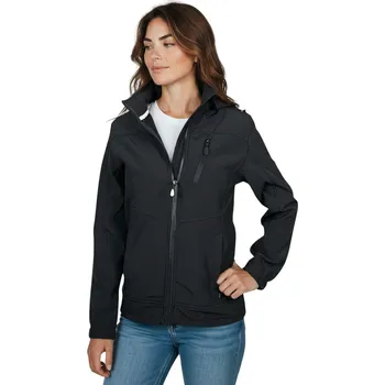 Fashion Dámská černá softshellová bunda JANA Barva: Černá, Velikost: M