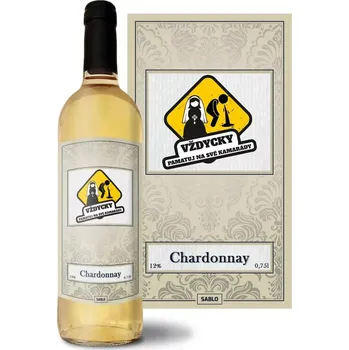 Víno Sablio Bílé víno Vždycky pamatuj na svoje kamarády: 0,75 l