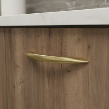 Nábytkové kování Interex Úchytka KINGSTON / Zlatá lesklá 96 mm