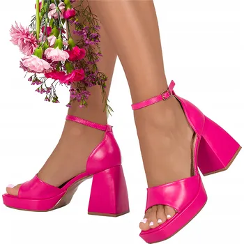 Dámské sandále Casu dámské sandály D23X1/F-NO podpatek blok, velikost 36