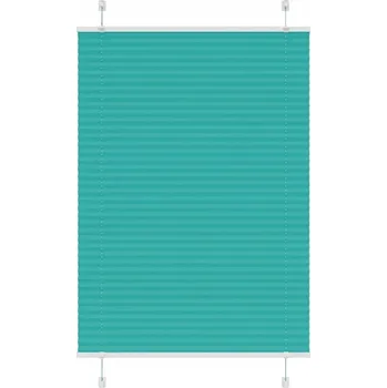 Roleta Roleta plisé Zelená Petrol (Benzínová) 100x100 cm Šířka látky