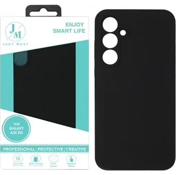 Pouzdro na mobilní telefon Zadní Kryt Just Must pro Samsung Galaxy A32 5G černý